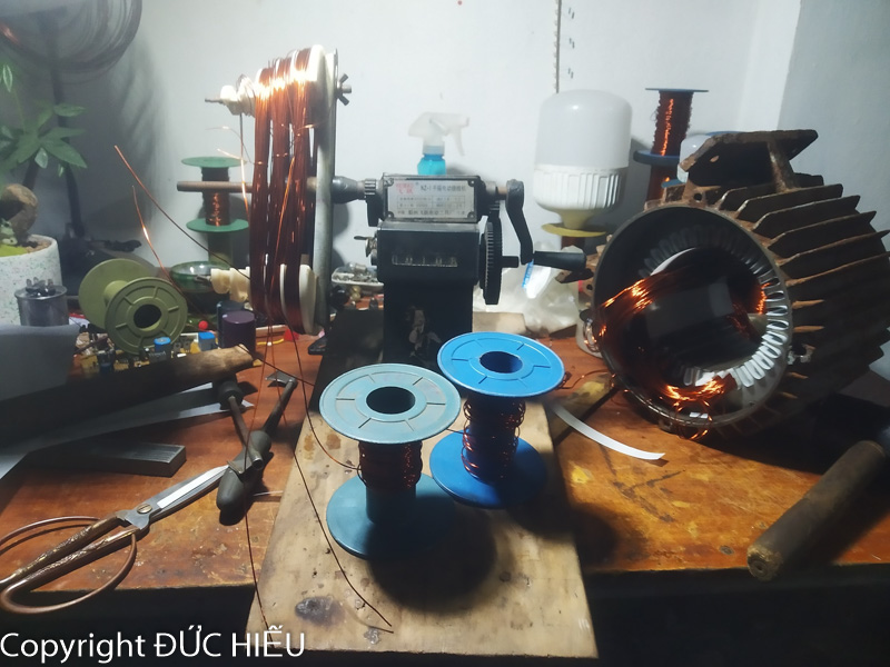 sửa máy bơm đức hiếu cách quân động jcơ điện
